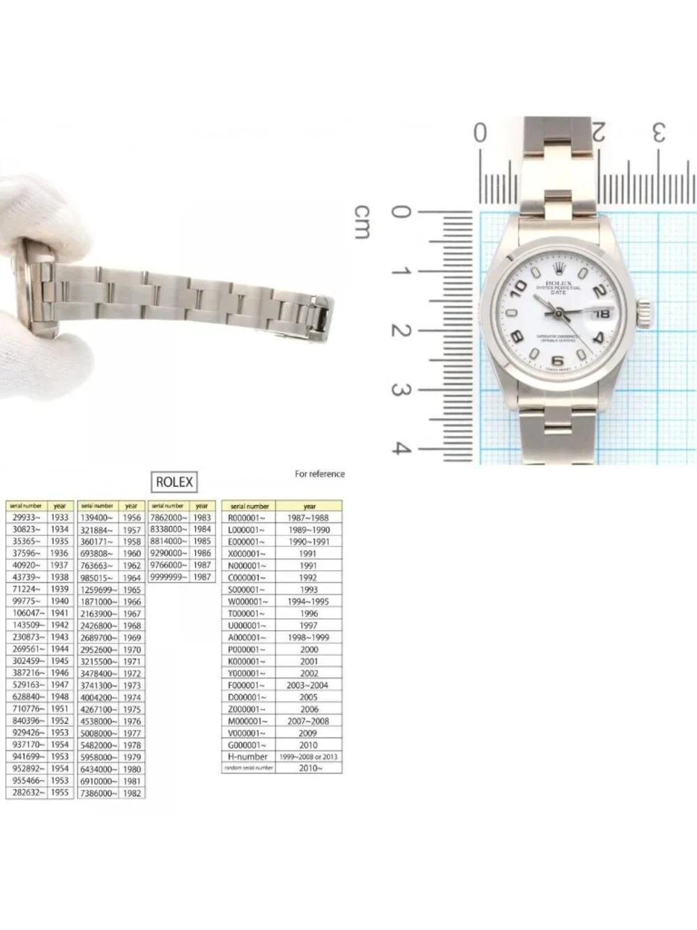 Rolex Date Oistar Watch Clock Automatic Winding Re Polished a Second